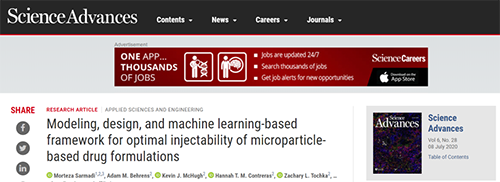 克日麻省理工大学的研究职员开发出一种盘算模子，，，，，，，，可以资助改善注射类微粒制剂的可注射性并避免梗塞。。。。。。
