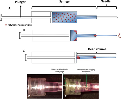微粒梗塞物的形成是微粒生物药物制剂使用的主要障碍